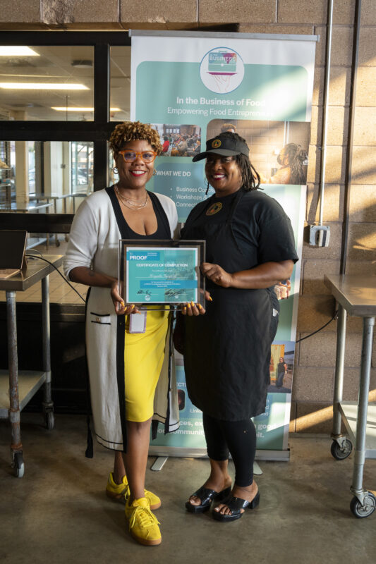 DETROIT, MI - AUGUST 14TH: In the Business of Food with Chef Ederique Goudia at Eastern Market Shed 5 in Detroit, MI on August 14, 2025 
(Photo by Darren Clark/ via Redfoot Vegas)